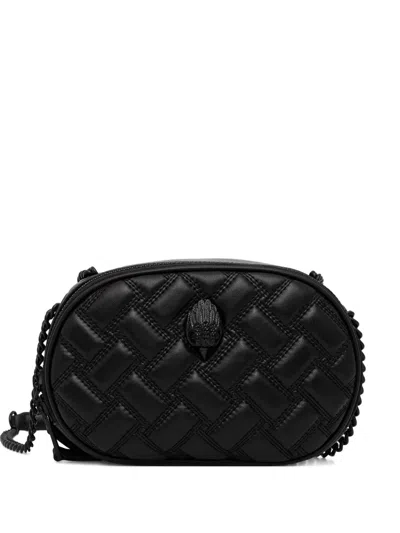Kurt Geiger Quilted Crossbody Bag In Black