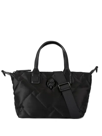 Kurt Geiger Quilted Eagle Head Shopper Bag In Black