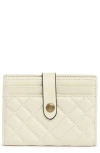 KURT GEIGER QUILTED LEATHER BIFOLD CARD WALLET