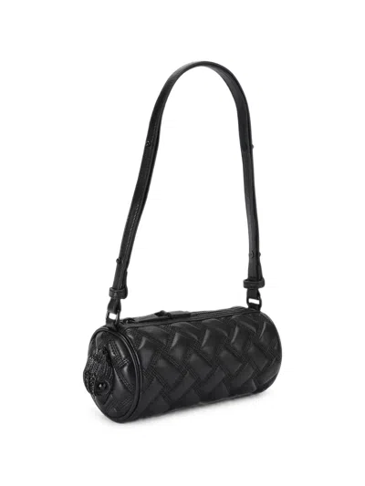 Kurt Geiger Quilted Leather Cross-body Bag In Black