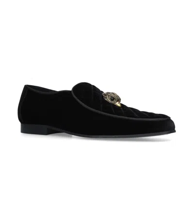 Kurt Geiger Quilted Loafers In Black