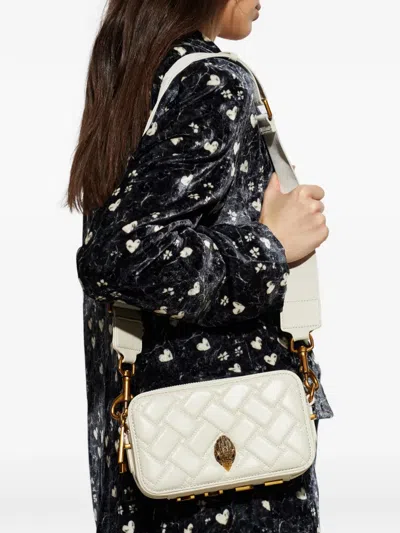 Kurt Geiger Quilted Mini Bag In White