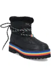 Kurt Geiger Quilted Rainbow-sole Boots In Black