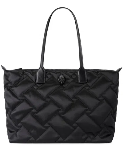 Kurt Geiger Recycled Square Shopper Tote In Black
