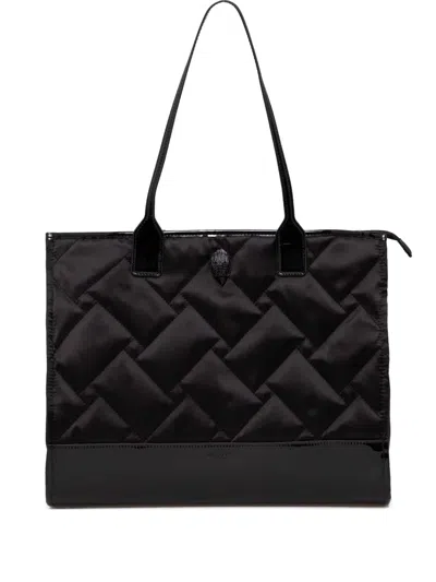 Kurt Geiger Gesteppte Handtasche Mit Logo In Schwarz