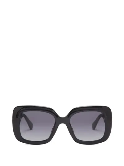 Kurt Geiger Quilted-effect Eagle Sunglasses In Black