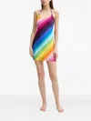 Kurt Geiger Halter Mini Dress Cover Up In Multi