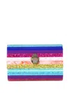 Kurt Geiger London Party Eagle Drench Clutch In Multi