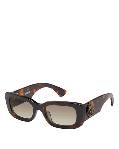 KURT GEIGER RECTANGLE SUNGLASSES, 52MM