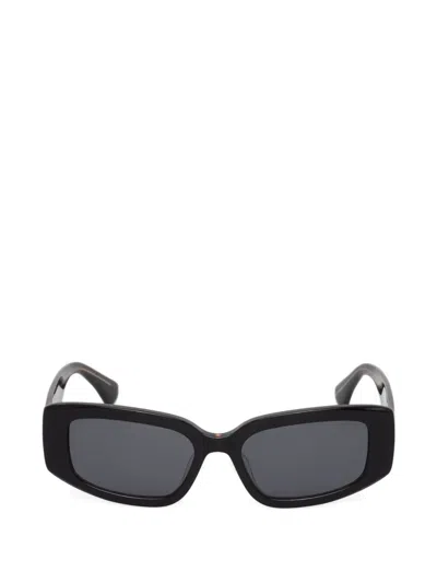 Kurt Geiger Rectangle-frame Sunglasses In Black