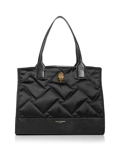 Kurt Geiger Quilted Shopper Bag In Black