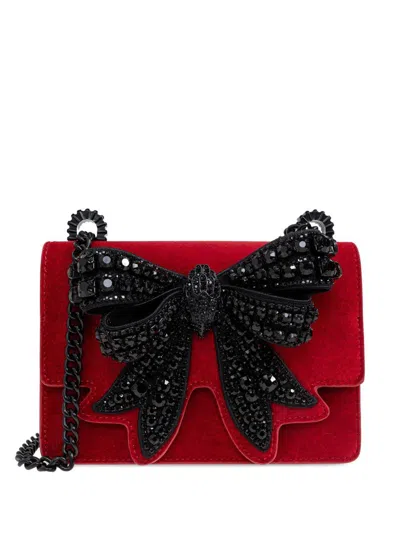Kurt Geiger Red 'bow Small Shoreditch' Bag