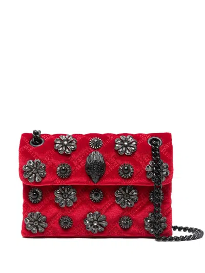 Kurt Geiger Red 'velvet Mini Kensin' Bag