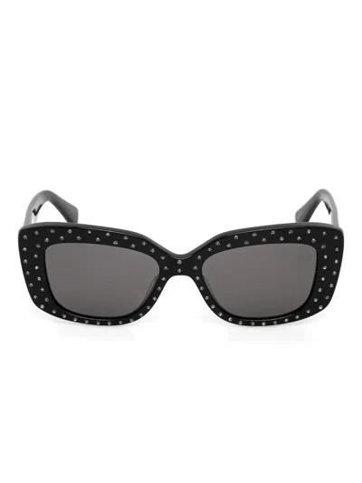 Kurt Geiger Rhinestone-embellished Cat-eye Sunglasses