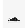 Kurt Geiger Black Kids' Laney Bow Patent-leather Trainers Eur 36 /3.5 Uk In Black