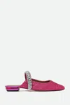 Kurt Geiger Sabot Crystal Fucsia In Pink
