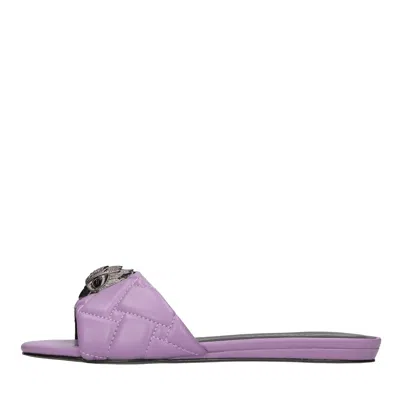 Kurt Geiger Sandals Lilac In Lilla Chiari E Naturali