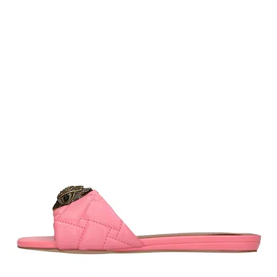Kurt Geiger Sandals Pink In Rosa Chiari E Naturali