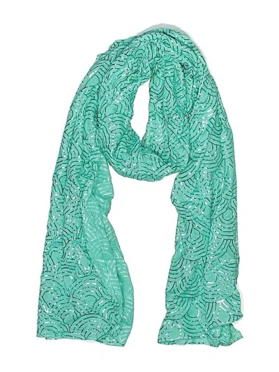 Pre-owned Kurt Geiger Scarf In Teal