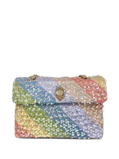 Kurt Geiger Sequin-embellished Shoulder Bag In Multi