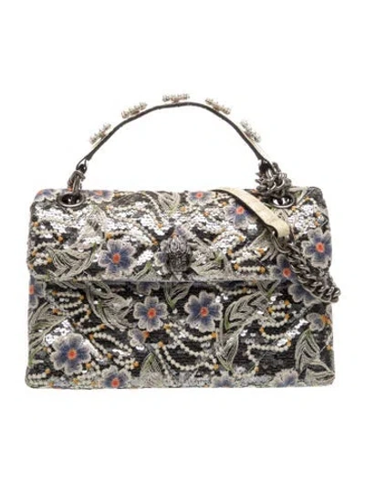 Pre-owned Kurt Geiger Sequins Evening Bag In Multicolor