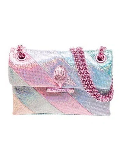 Pre-owned Kurt Geiger Sequins Minaudière In Pink
