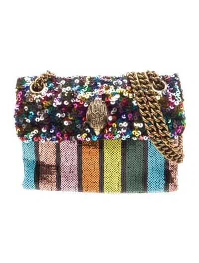 Pre-owned Kurt Geiger Sequins Shoulder Bag In Multi