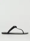 Kurt Geiger Maddison Plaque-detail Flip Flops In Black