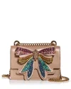 Kurt Geiger Small Shoreditch Bow Cross Body Bag In Open Beige