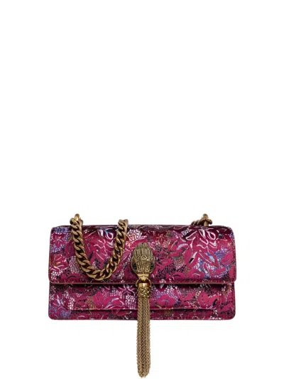 Kurt Geiger Shoreditch Chain-strap Tassel Tote Bag In Pink