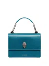 Kurt Geiger Shoreditch Textured Cross Body Bag In Blue