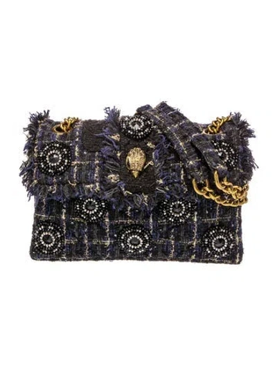 Pre-owned Kurt Geiger Shoulder Bag In Blue