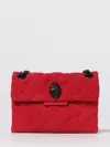 Kurt Geiger Kensington Quilted Leather Cross Body Bag In Red