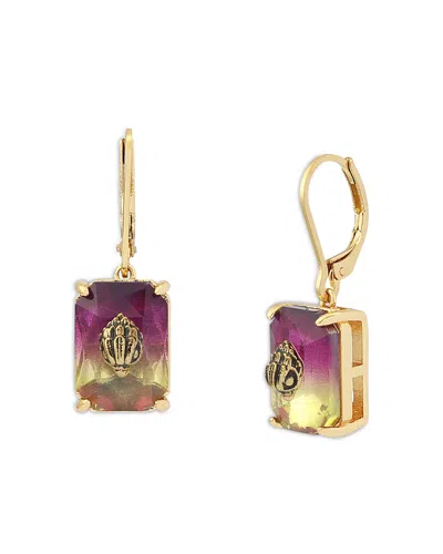 KURT GEIGER SIGNATURE EAGLE OMBRE STONE DROP EARRINGS
