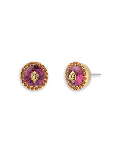 Kurt Geiger Signature Eagle Stone Stud Earrings In Gold
