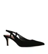 Kurt Geiger Slinback Court Shoes In Black