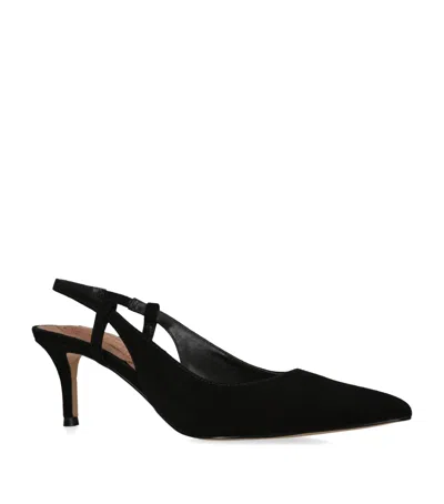 Kurt Geiger Slinback Court Shoes In Black