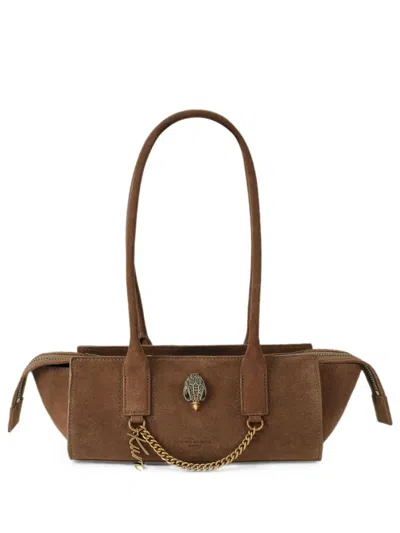 Kurt Geiger Sloane East West Shoulder Bag In Brown