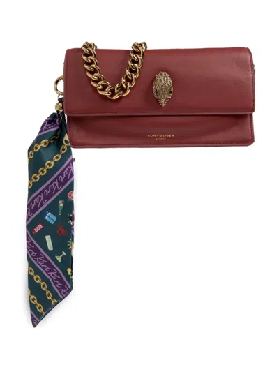 Kurt Geiger Sloane Soft Shoulder Bag In Red