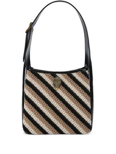 Kurt Geiger Small Bond Hobo Bag In Black