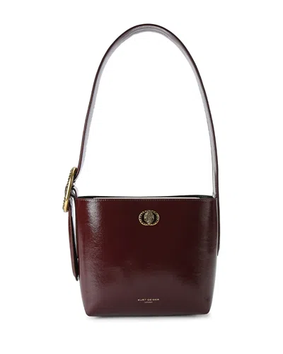 Kurt Geiger Small Chelsea Bucket Bag In Red