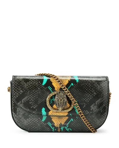 Kurt Geiger Small Chelsea Crossbody In Gray