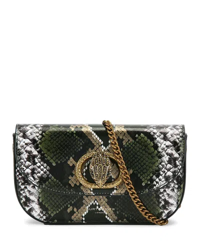 Kurt Geiger Small Chelsea Crossbody In Green