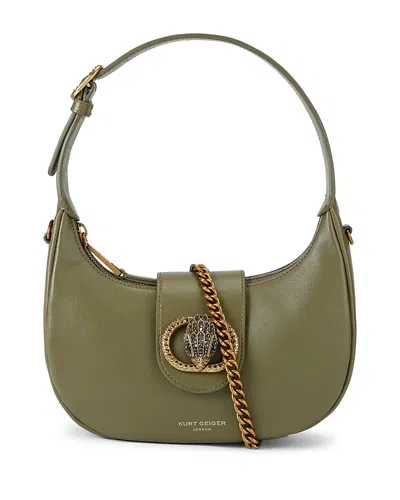 Kurt Geiger Small Chelsea Hobo Bag In Green