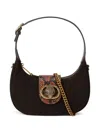 Kurt Geiger London Small Chelsea Leather Hobo Bag In Brown