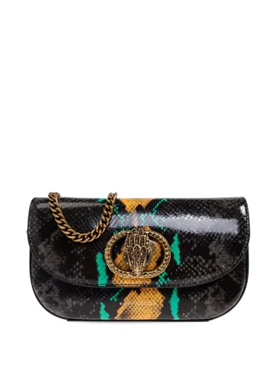 Kurt Geiger Small Chelsea Snake-print Chain Cross-body Bag