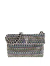 Kurt Geiger Small Crystal Party Shoulder Bag In Black