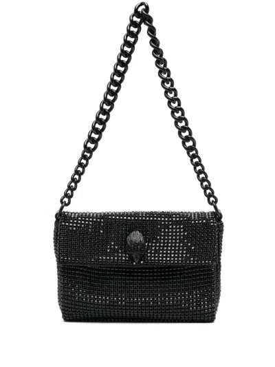 Kurt Geiger Kleine Tasche Mit Kristallen In Schwarz
