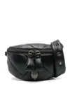 Kurt Geiger Kensington Leather Belt Bag In Black