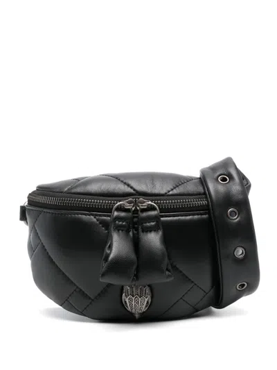 Kurt Geiger Kensington Leather Belt Bag In Black